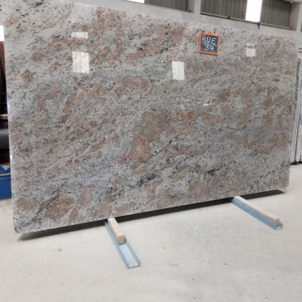 Indian cappuccino white gangsaw slab