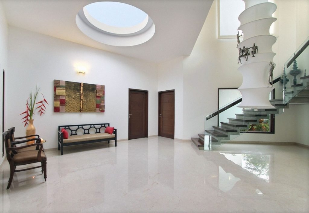 granite for living room floor