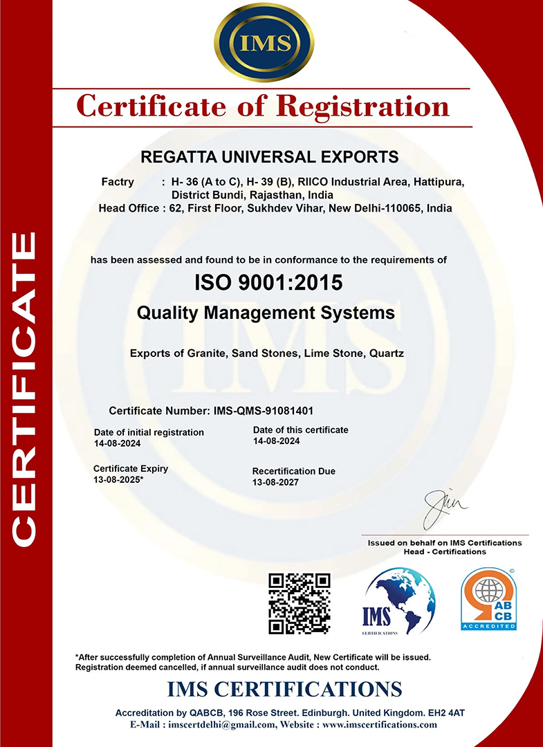 ISO Certificate 9001-2015