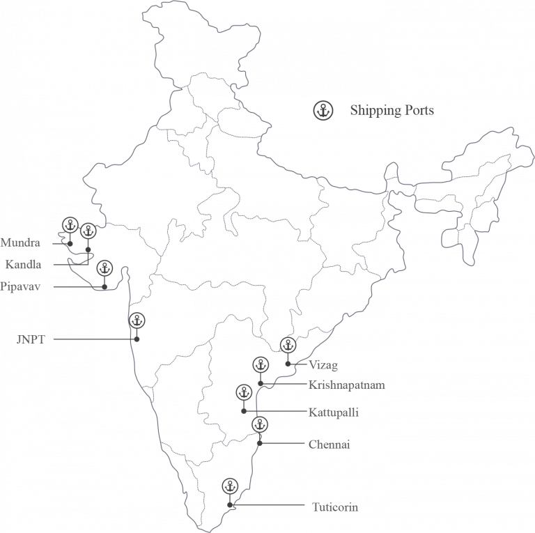 Regatta delivery map